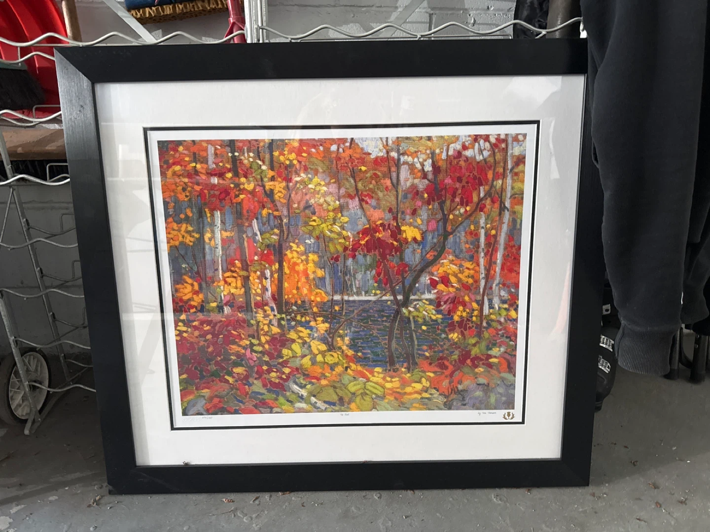 Framed Tom Thomson Print - Autumn Landscape