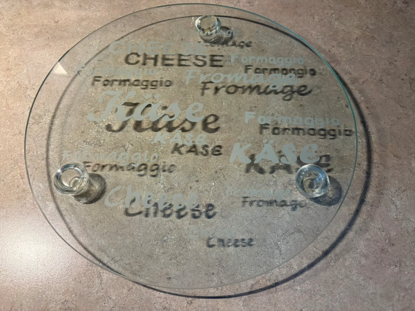 Vintage Glass Cheese Board - photo 4