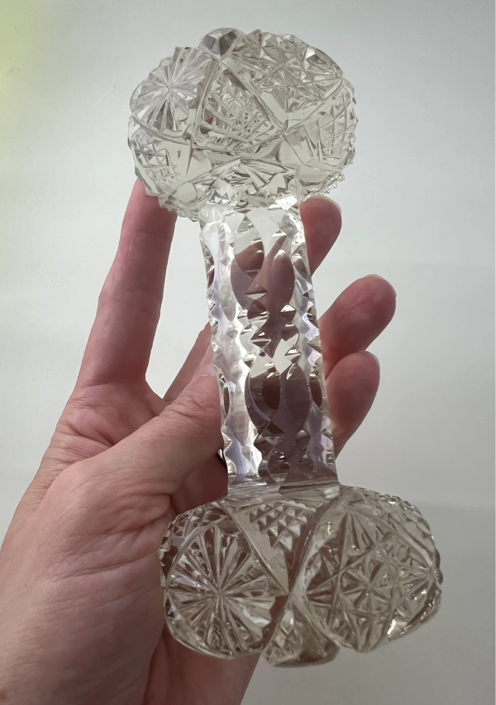 Vintage Crystal Dumbbell Decor - photo 4