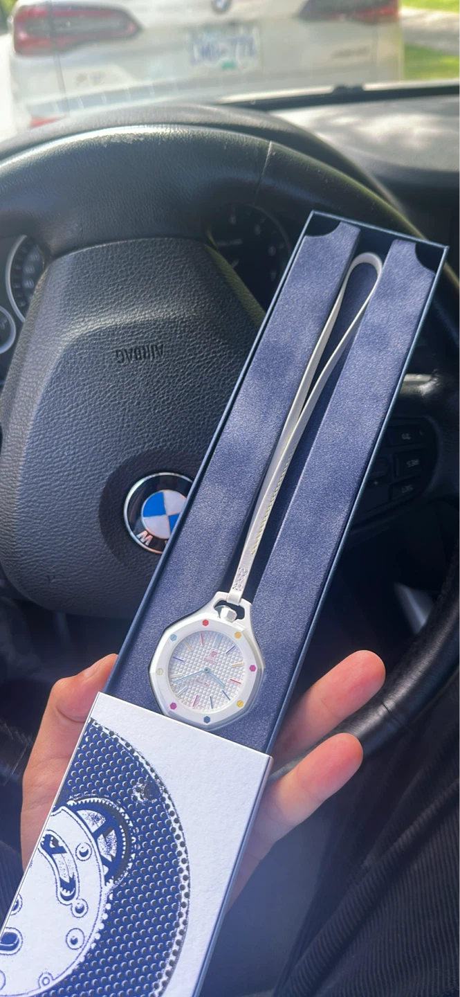 Audemars Piguet x Swatch Royal Oak White Huit Blanc Watch
