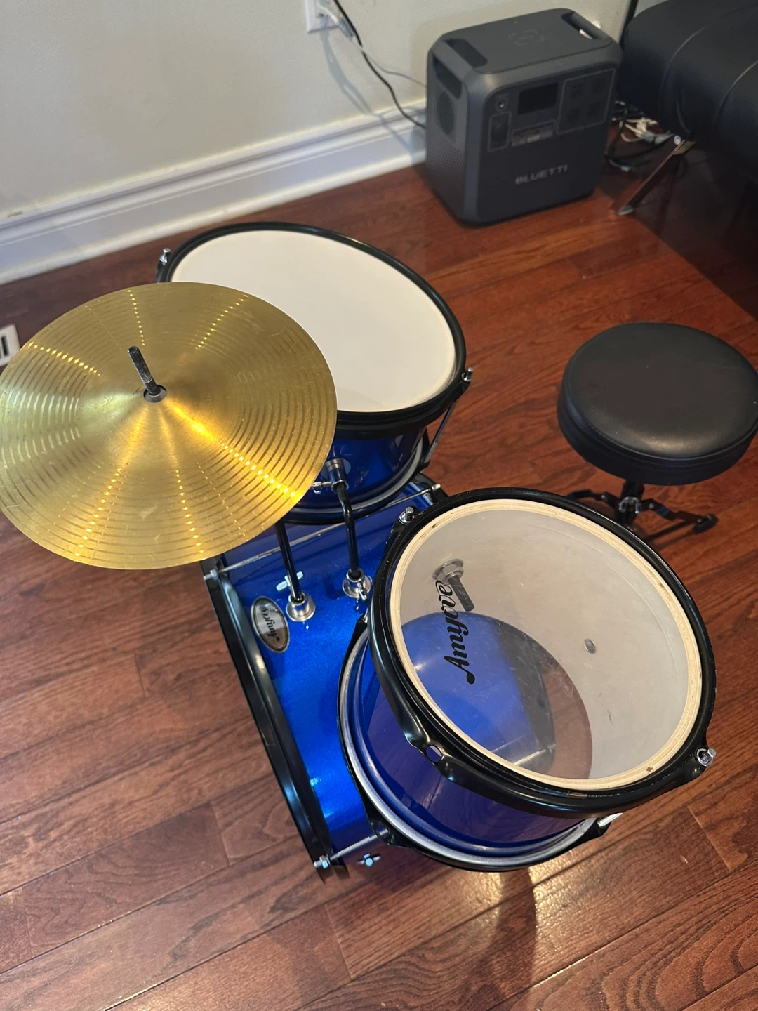 Amyove Blue 3-Piece Electronic Drum Set for Kids - photo 5