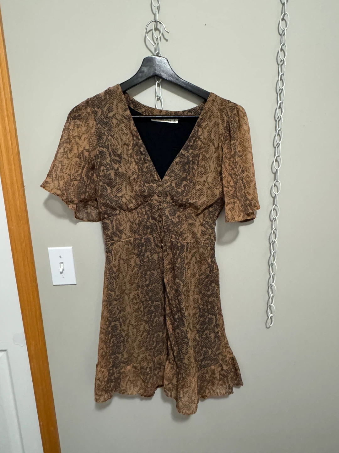 Abercrombie & Fitch Snake Print Dress Size S