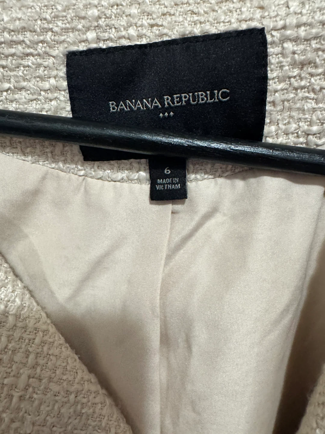 Banana Republic Women's Tweed Moto Jacket Size 6 - photo 2