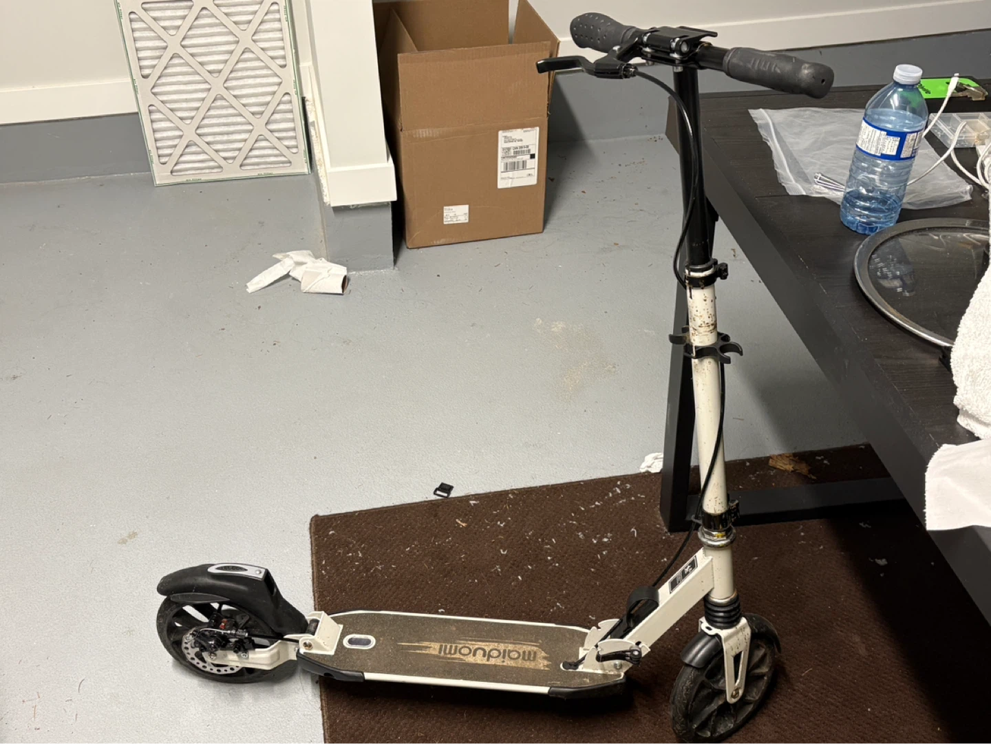 White Scooter