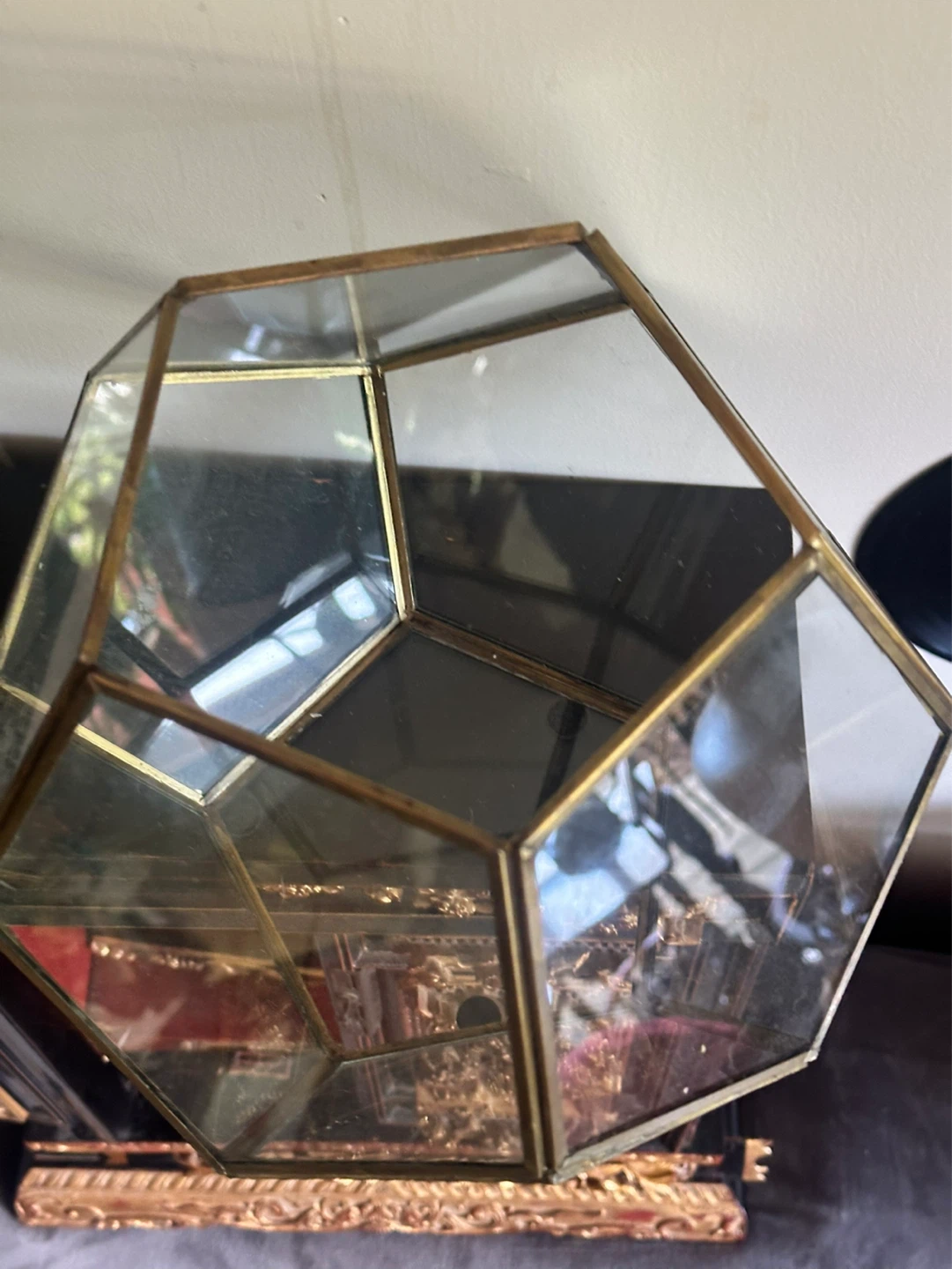 geometric glass terrarium - photo 3