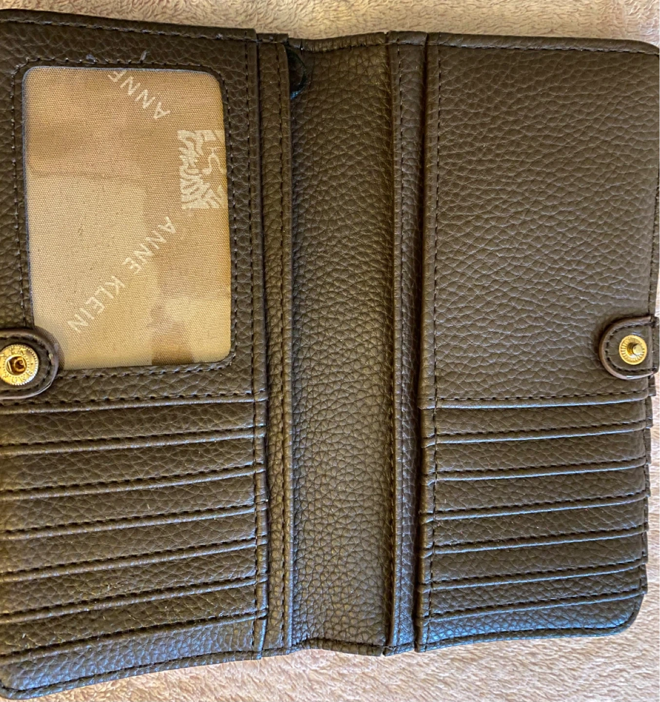 Anne Klein Brown Faux Leather Wallet - photo 2