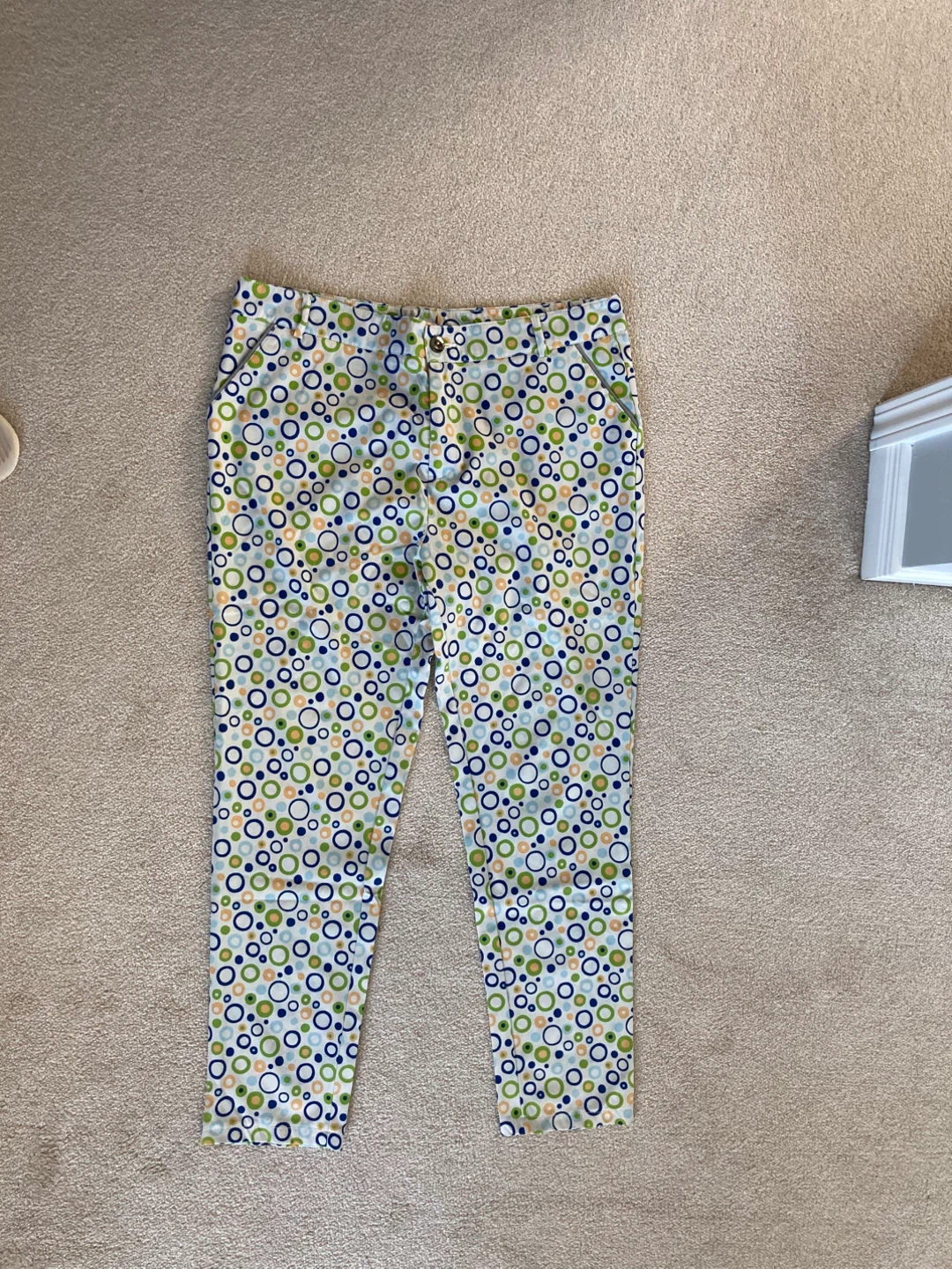 Women's Circle Pattern Pants