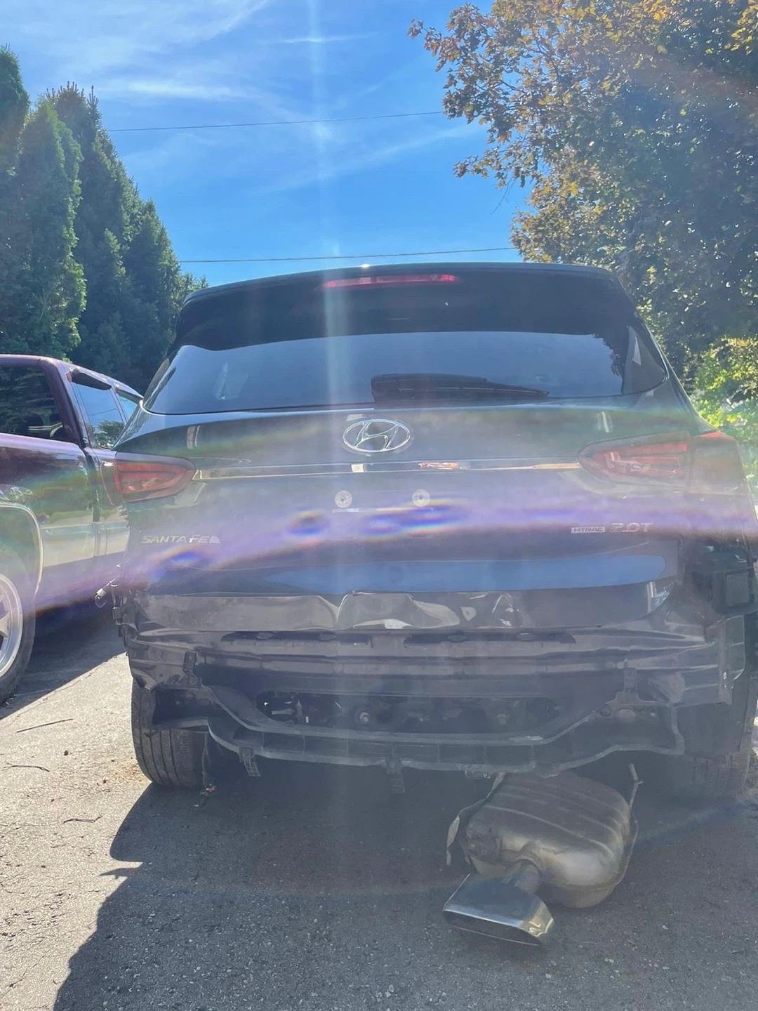 Hyundai Santa Fe 2.0T Damaged Vehicle - For Parts