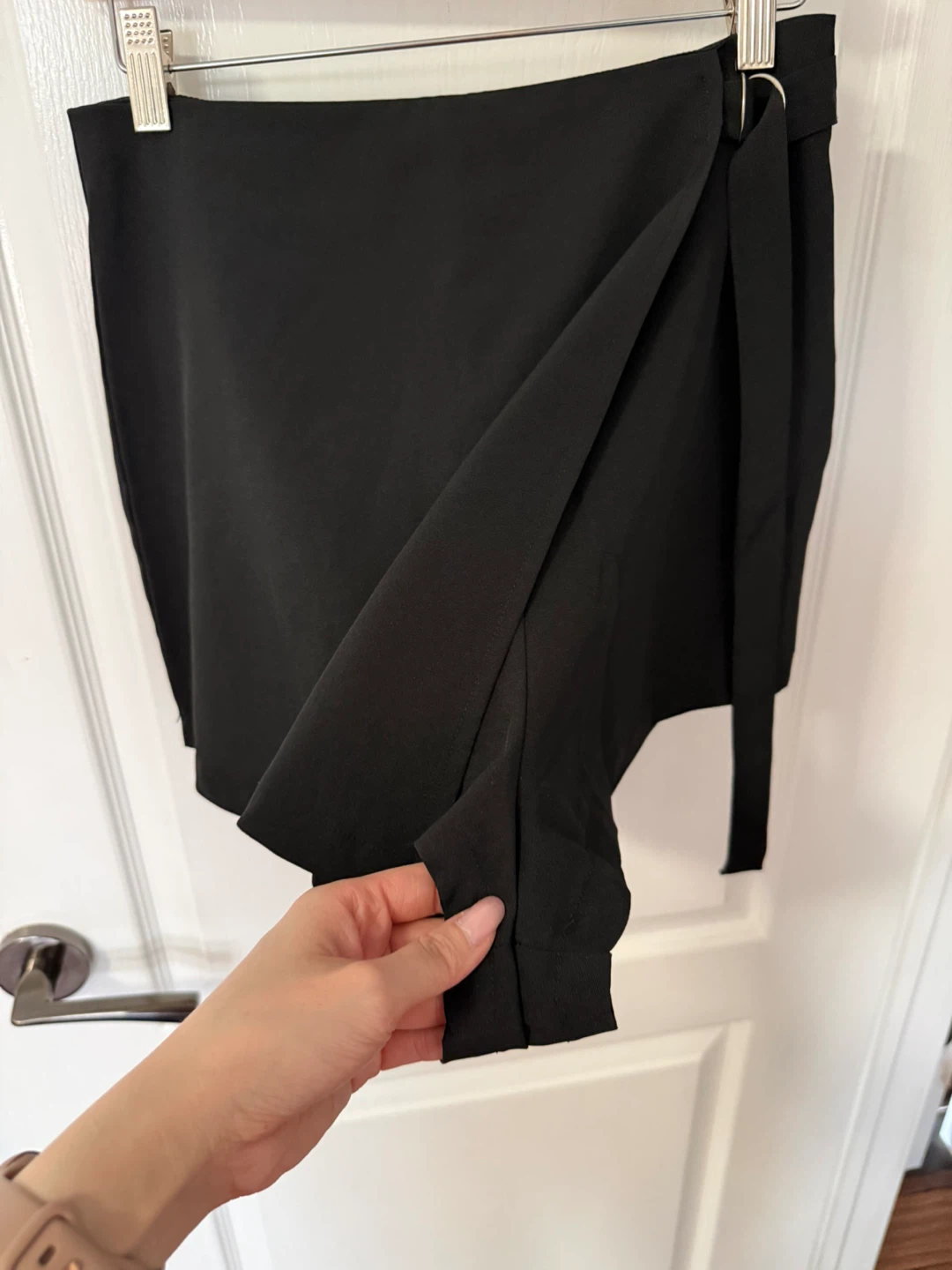 Black Skort with Tie Detail - photo 2
