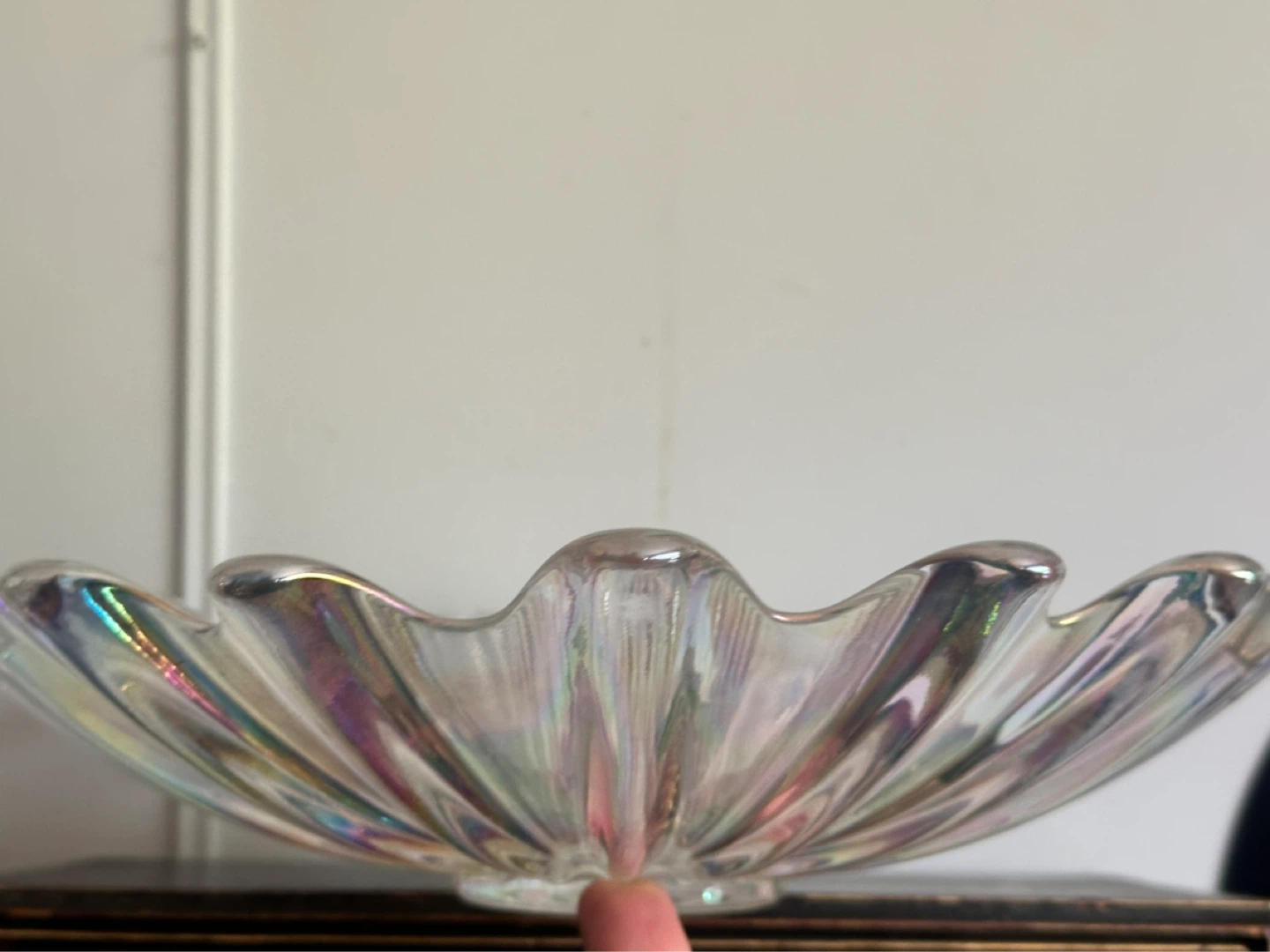 Large 11.5” Celestial Art Glass Bowl By FEDERAL GLASS CO - photo 3