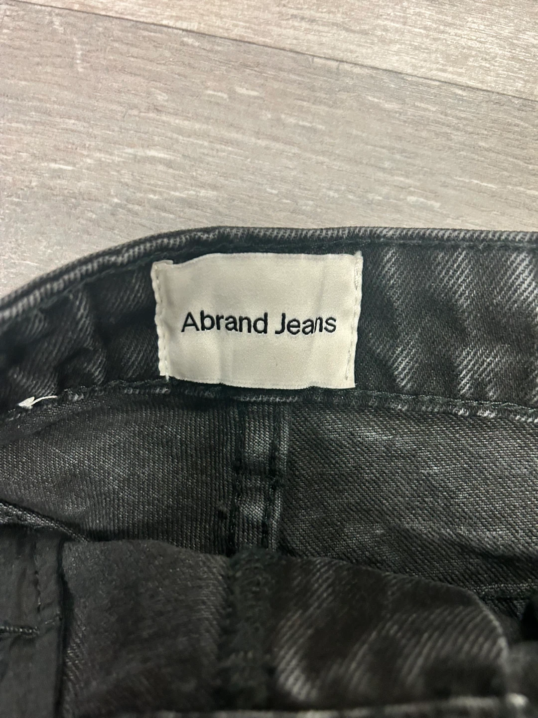 ABRAND JEANS Black Ripped Denim Shorts - photo 2
