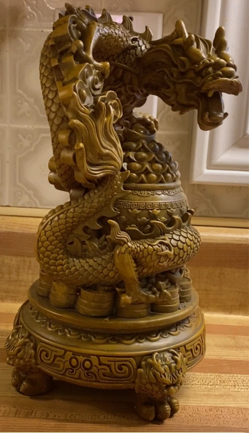Spinning dragon statue - photo 2