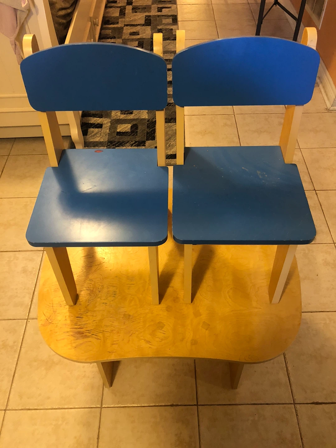 Kids Wooden Table and Chairs Set - photo 3