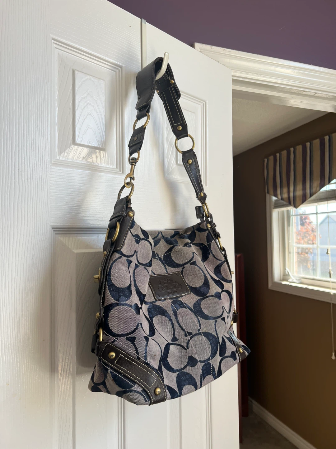 Coach Signature Monogram Shoulder Bag - photo 3
