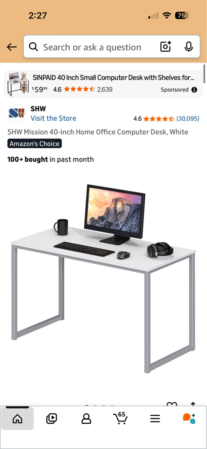 White Desk - photo 2