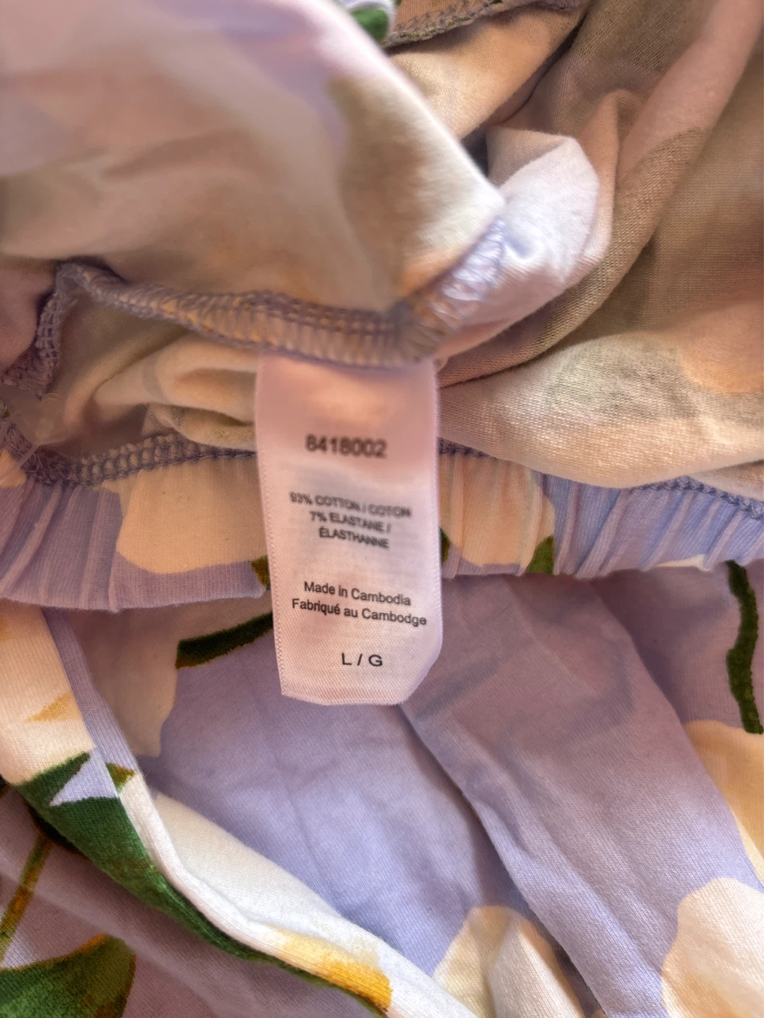 NWOT 2pc BedHead Pajamas Magnolia Print Sleep Set - Size L - photo 3
