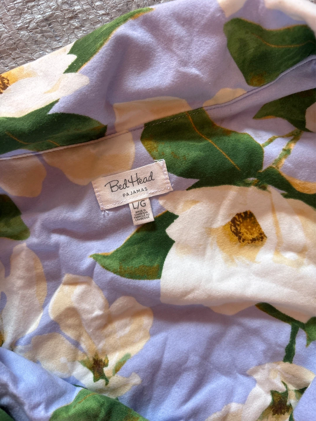 NWOT 2pc BedHead Pajamas Magnolia Print Sleep Set - Size L - photo 2