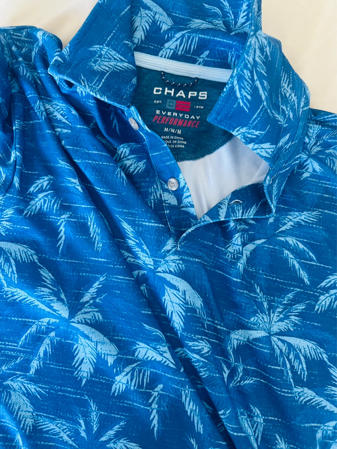 New CHAPS Everyday Performance Polo Shirts - Medium (3 Pack) - photo 2
