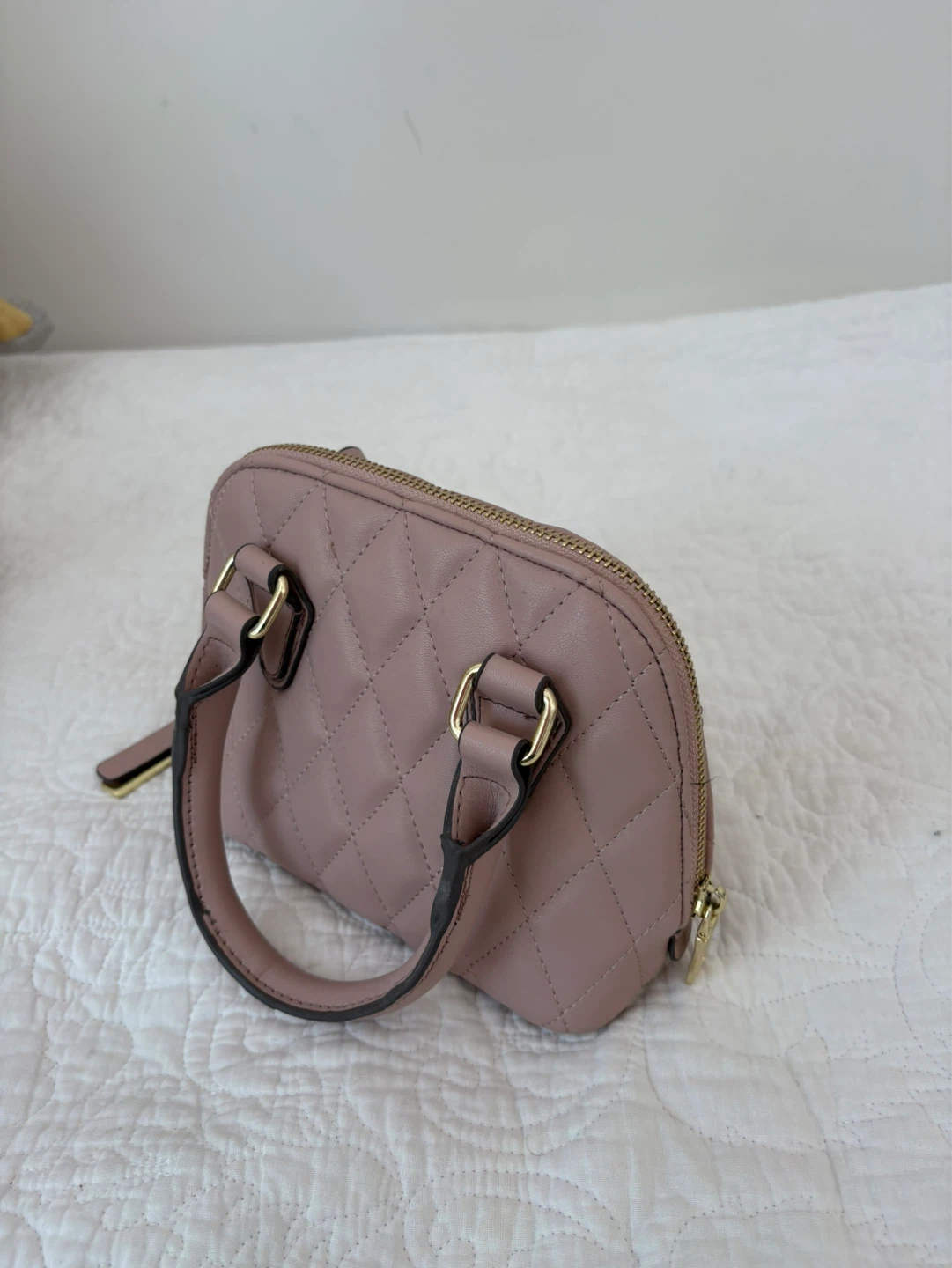 Steve Madden Quilted Mini Satchel Bag - Pink - photo 2