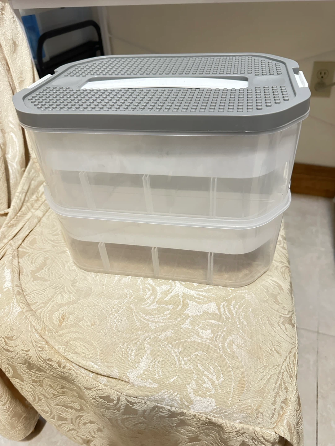 Stackable Storage Organizer Box with Lid