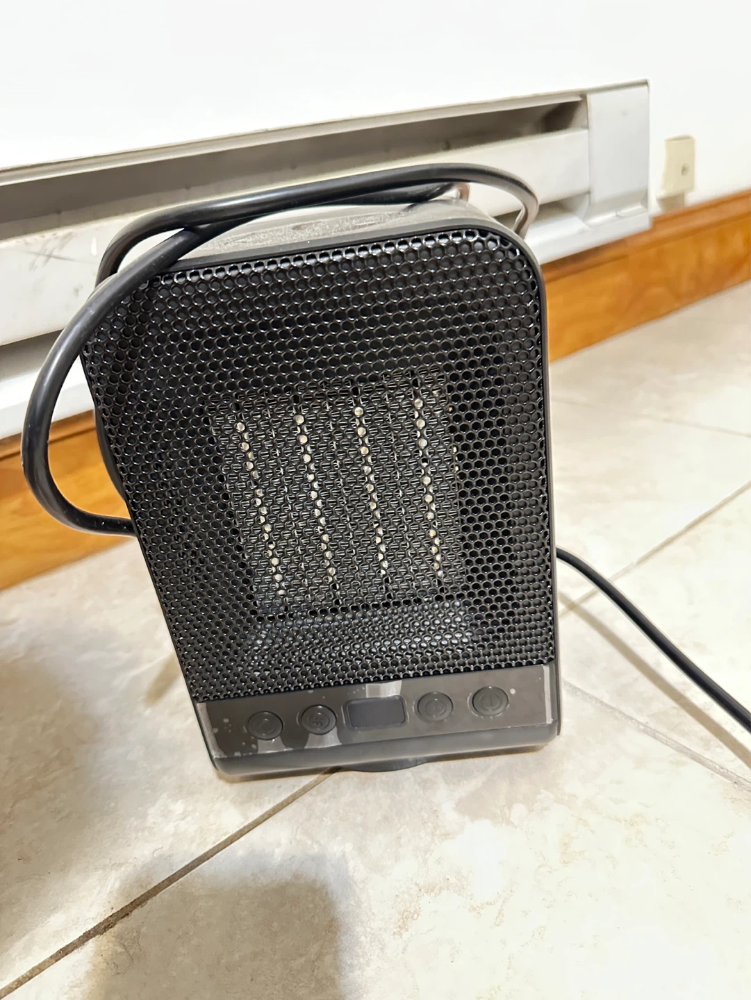Small Black Portable Electric Heater