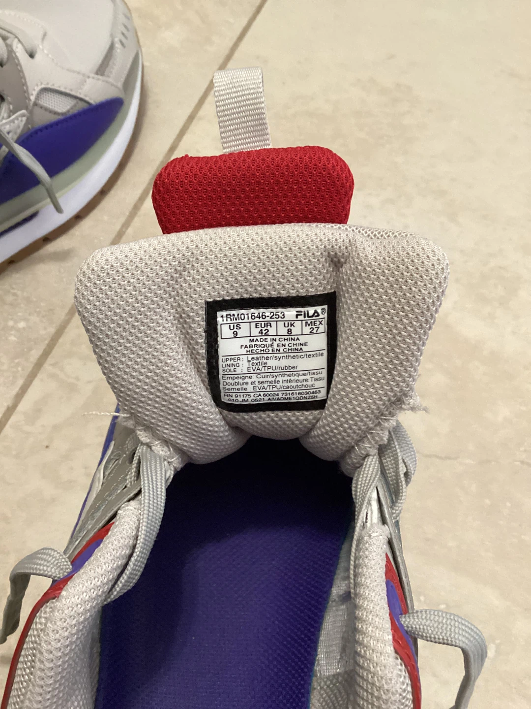 MENS FILA RUNNING SHOES - photo 4