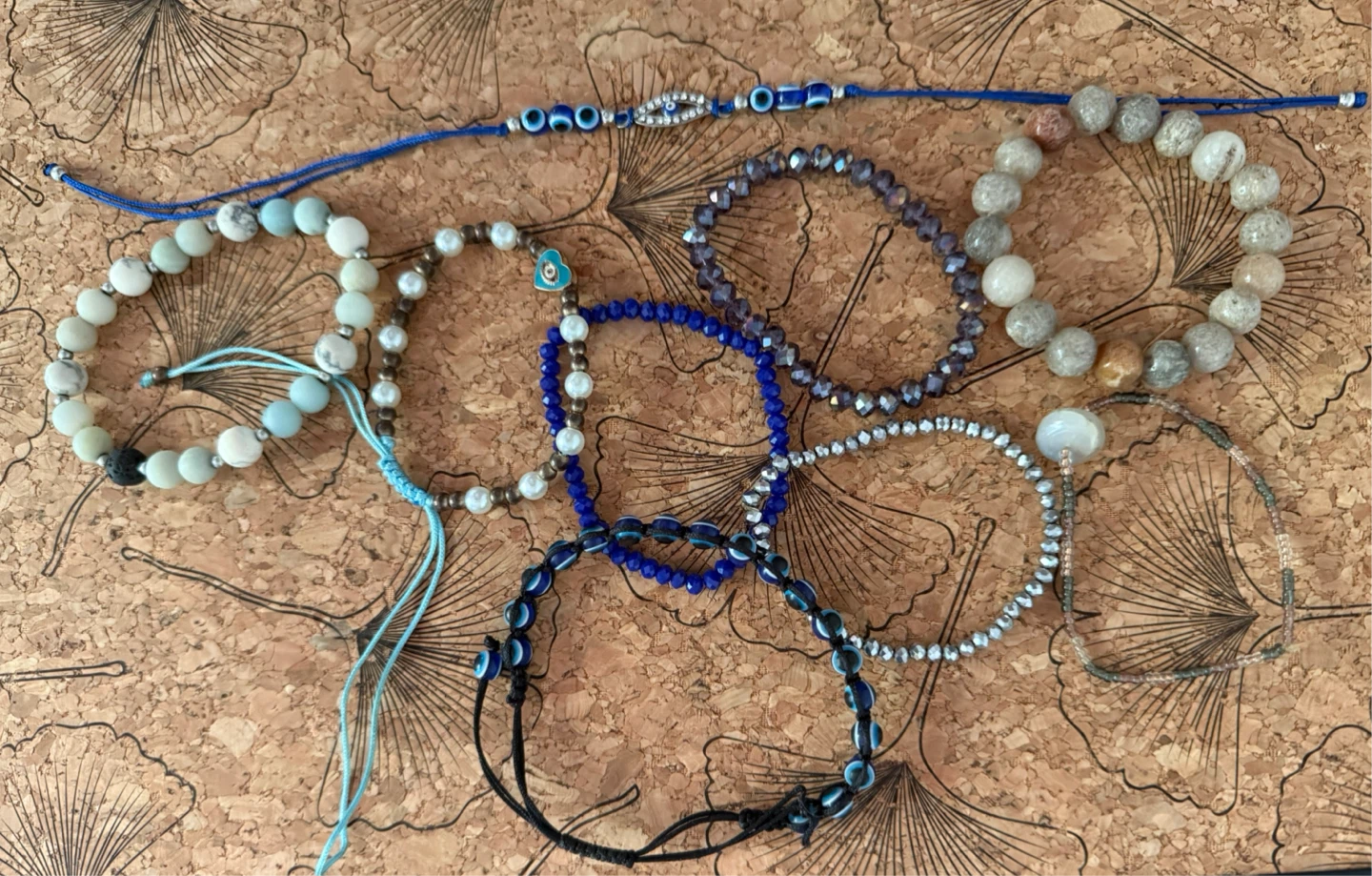 Assorted Evil Eye and Beaded Bracelets - photo 2