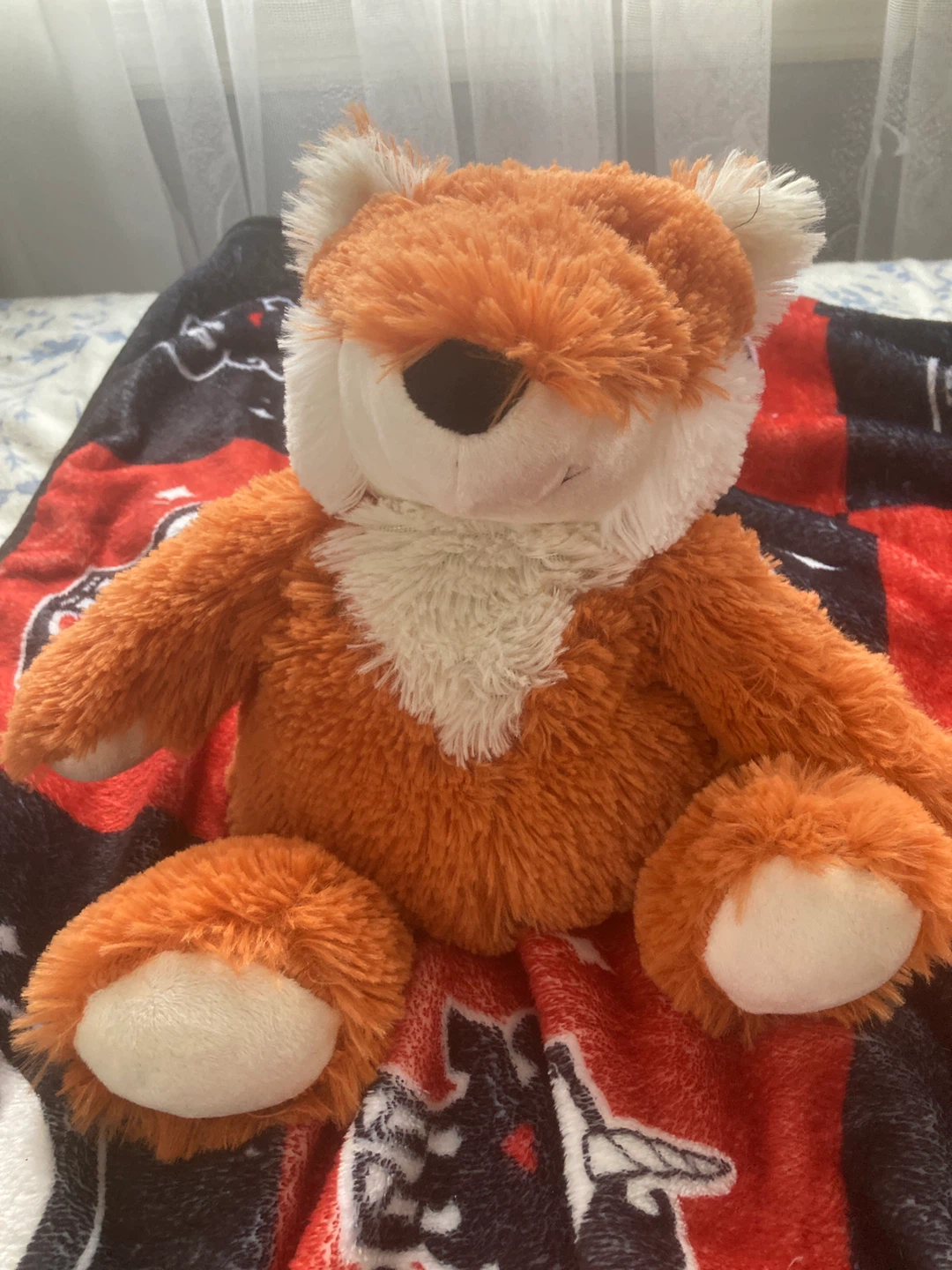 Orange Fox Plush Stuffed Animal Toy