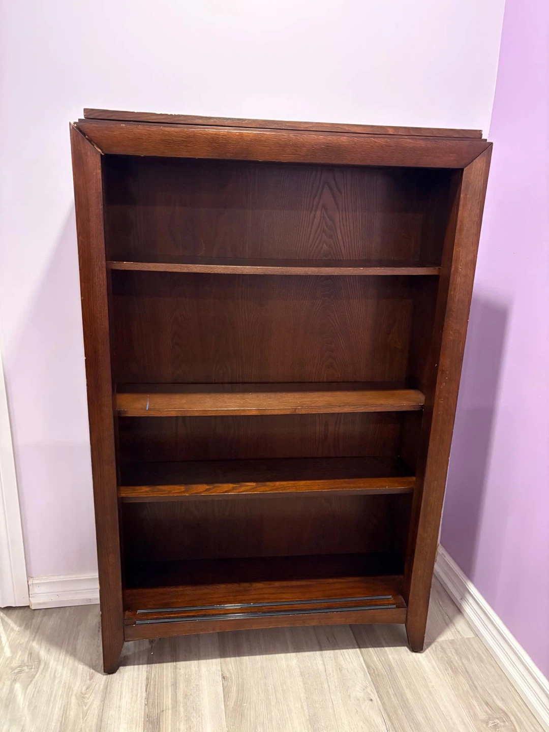3 items on Sales - Wooden Bookcase, wooden shelf and work table - photo 2