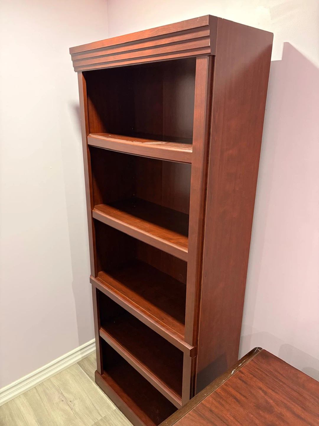 3 items on Sales - Wooden Bookcase, wooden shelf and work table - photo 3