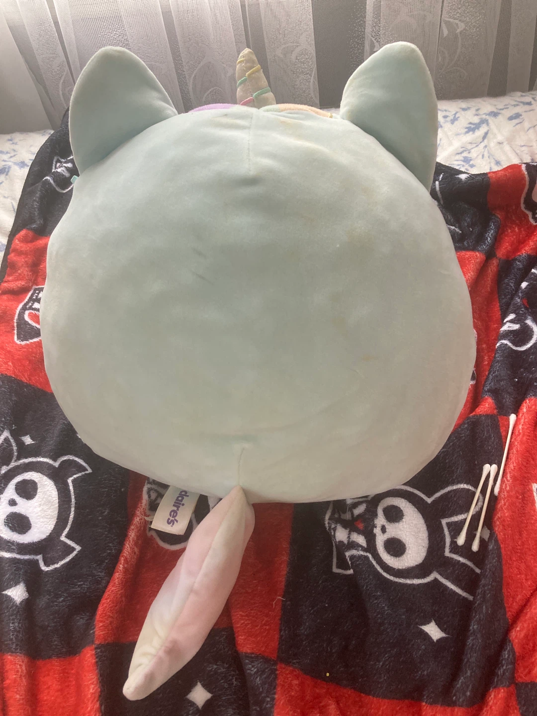 Claire's Squishmallow Cat Unicorn Plush Toy - photo 2