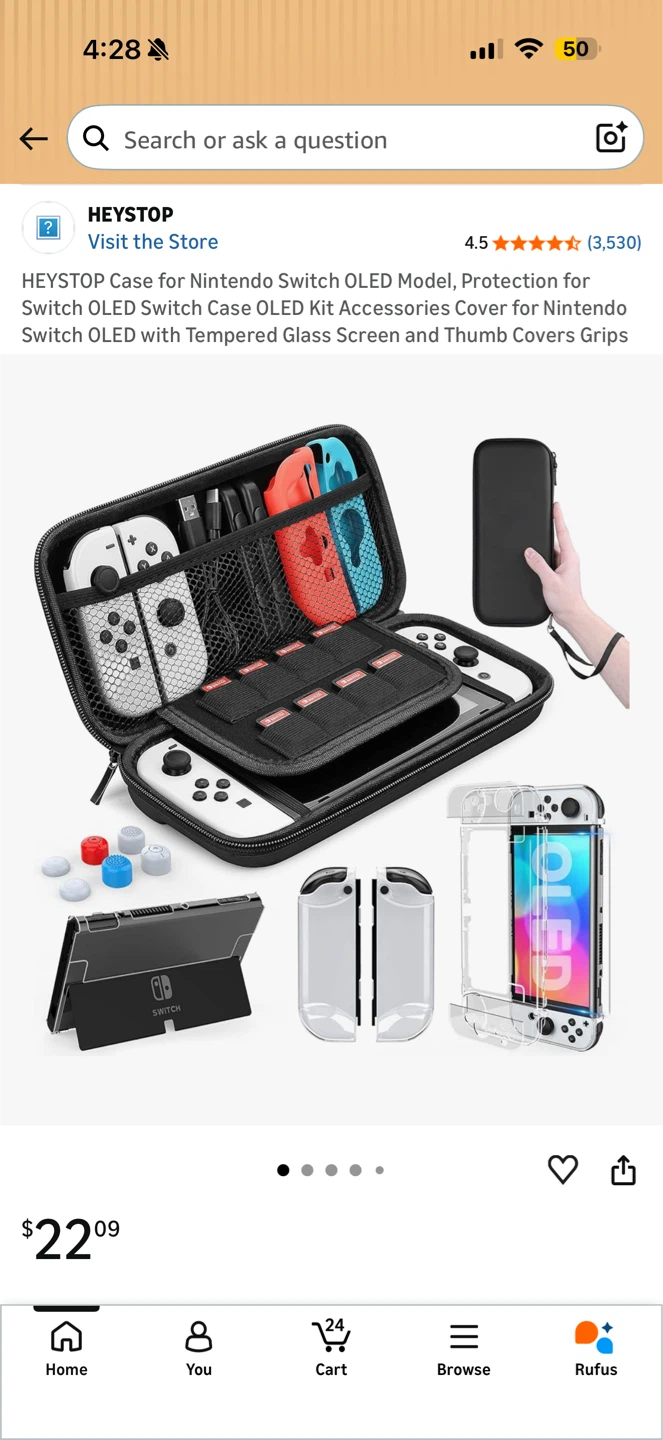 HeysTop Nintendo Switch OLED Accessory Bundle