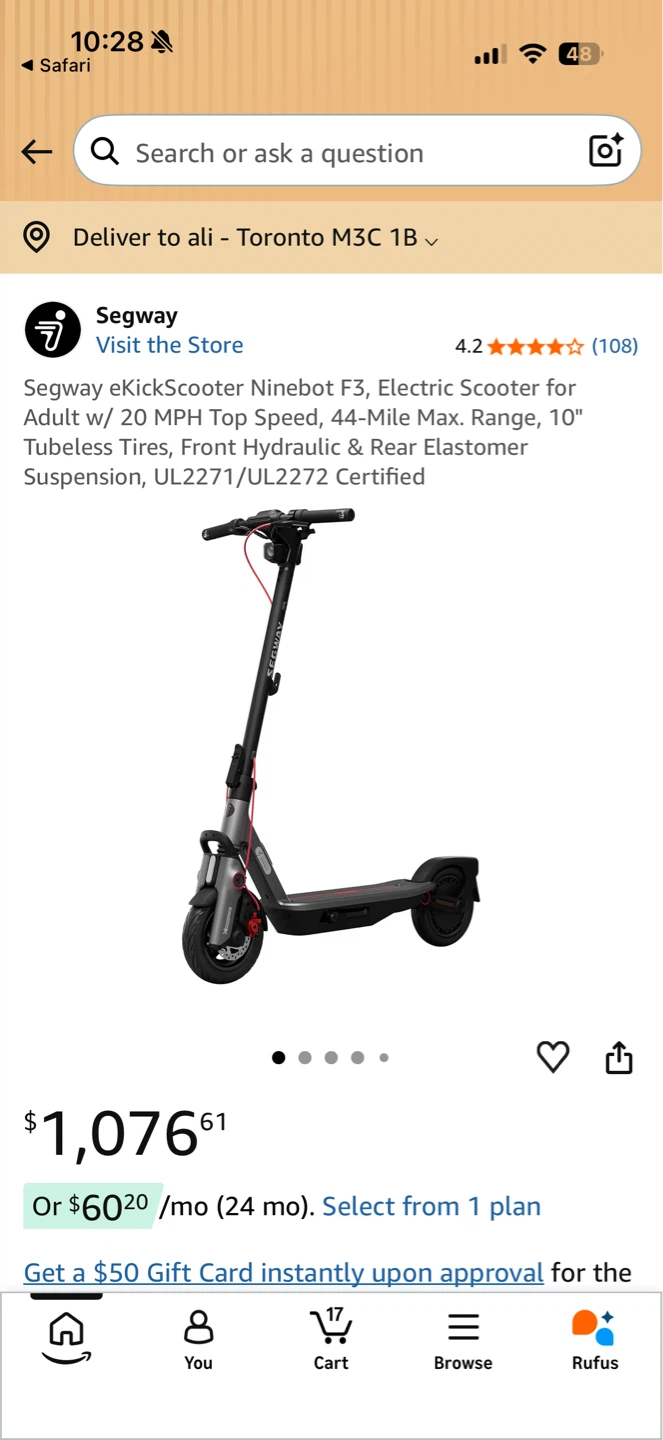 Segway Ninebot F3 Electric Scooter - photo 5