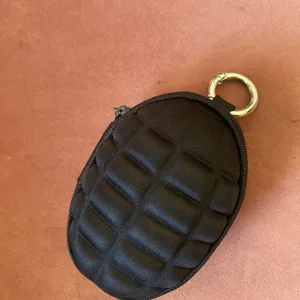 Grenade keychain pouch
