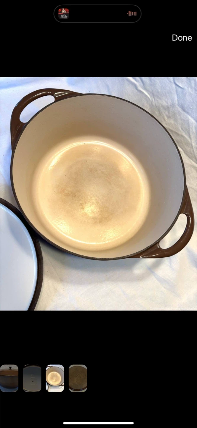 Le Creuset Cousances Dutch Oven.  2 sizes - photo 2