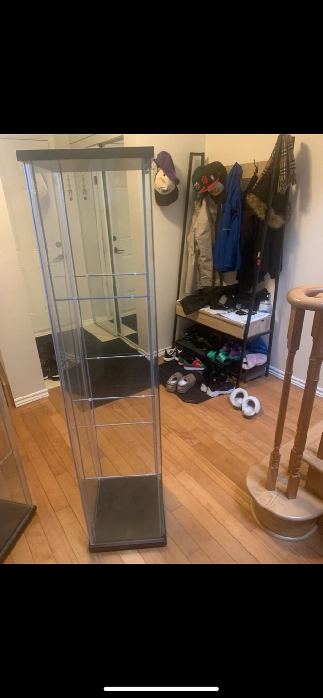 Glass Display Cabinet with Shelves
