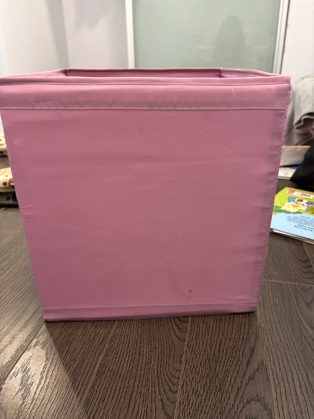 Pink Fabric Storage Cube