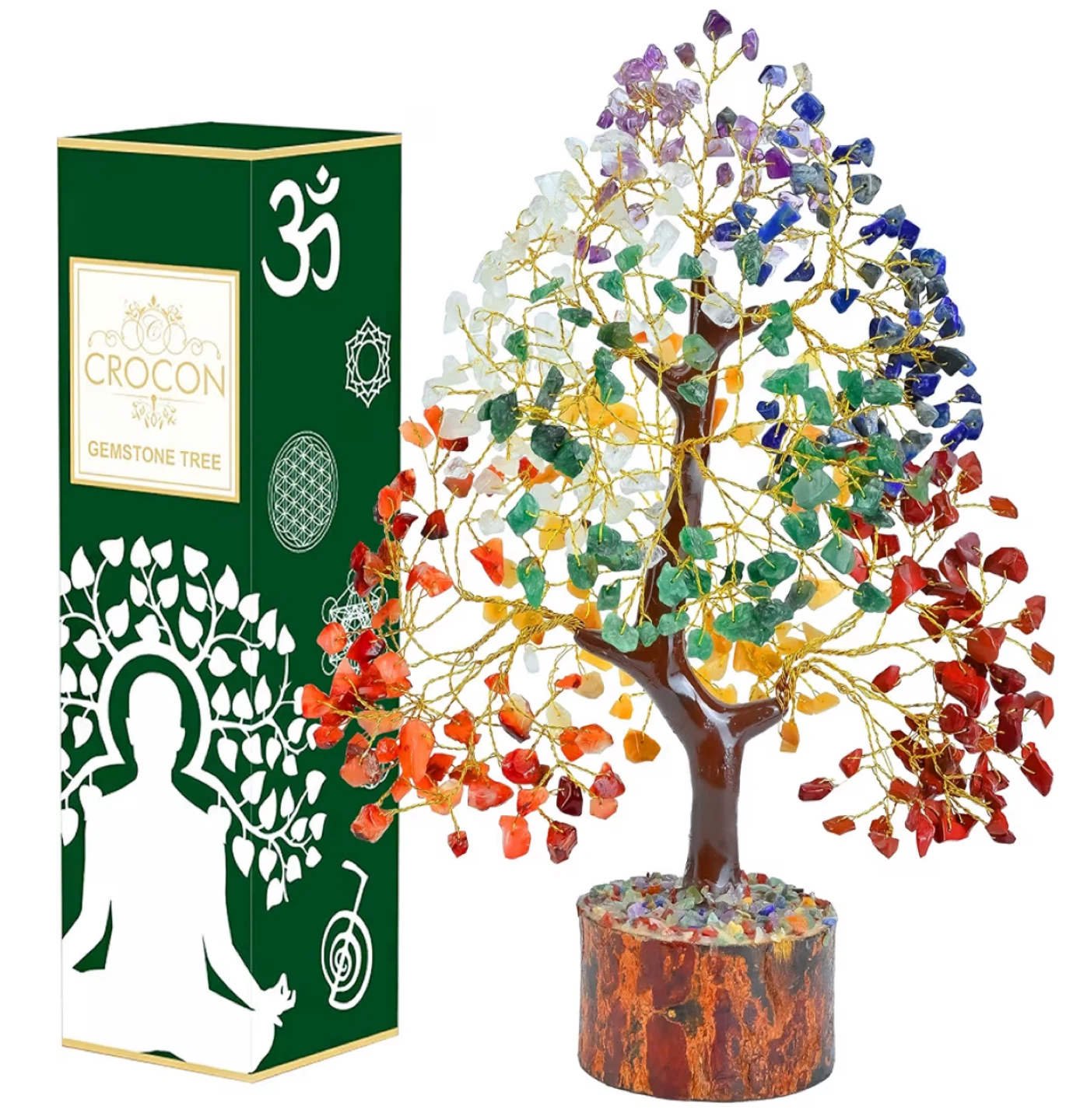 CROCON Gemstone Tree of Life - 10-12 Inch Height - photo 3
