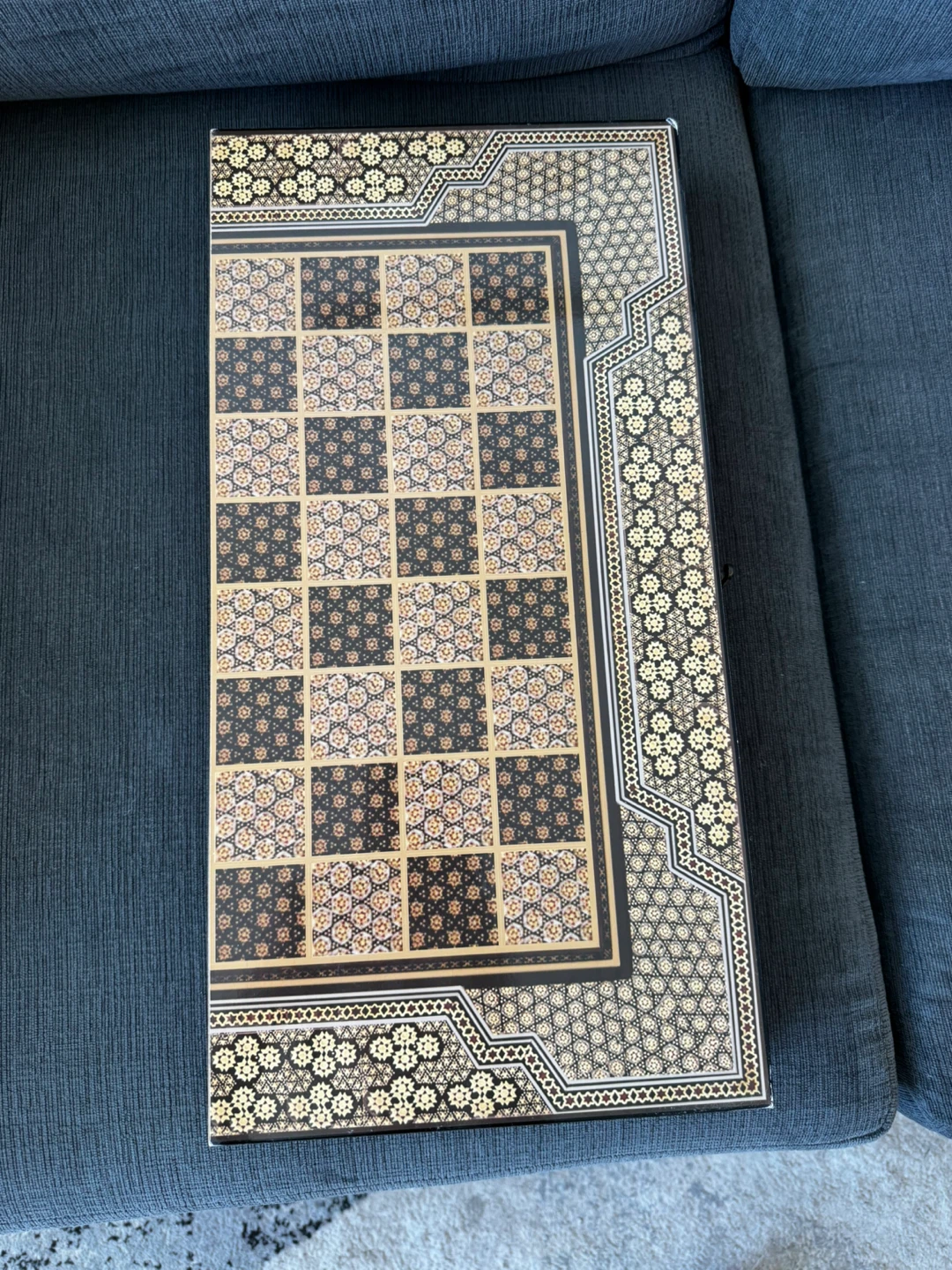 Backgammon Set – Lightweight Folding Board with Pieces & Dice - photo 2