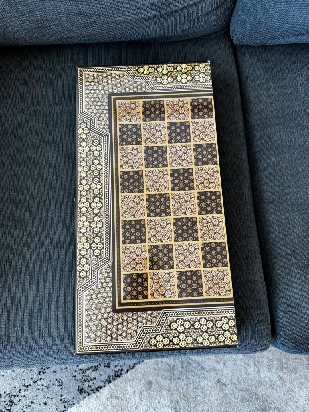 Backgammon Set – Lightweight Folding Board with Pieces & Dice - photo 3