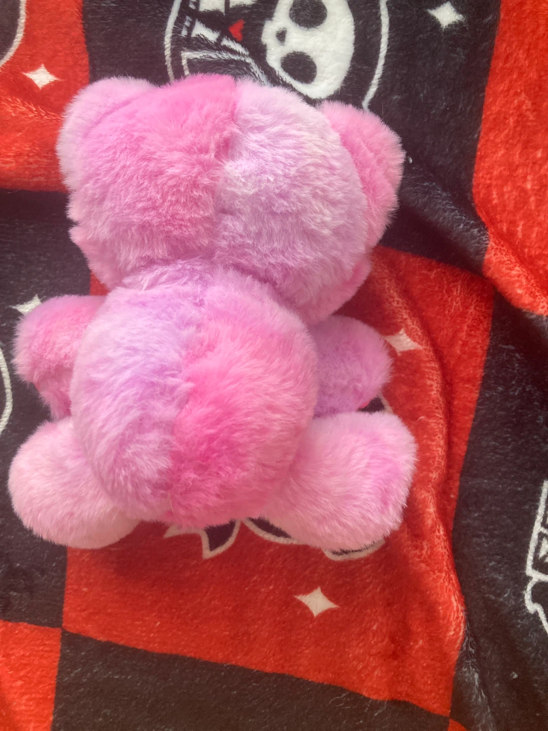 Pink Fuzzy Stuffed Cat Toy - photo 2