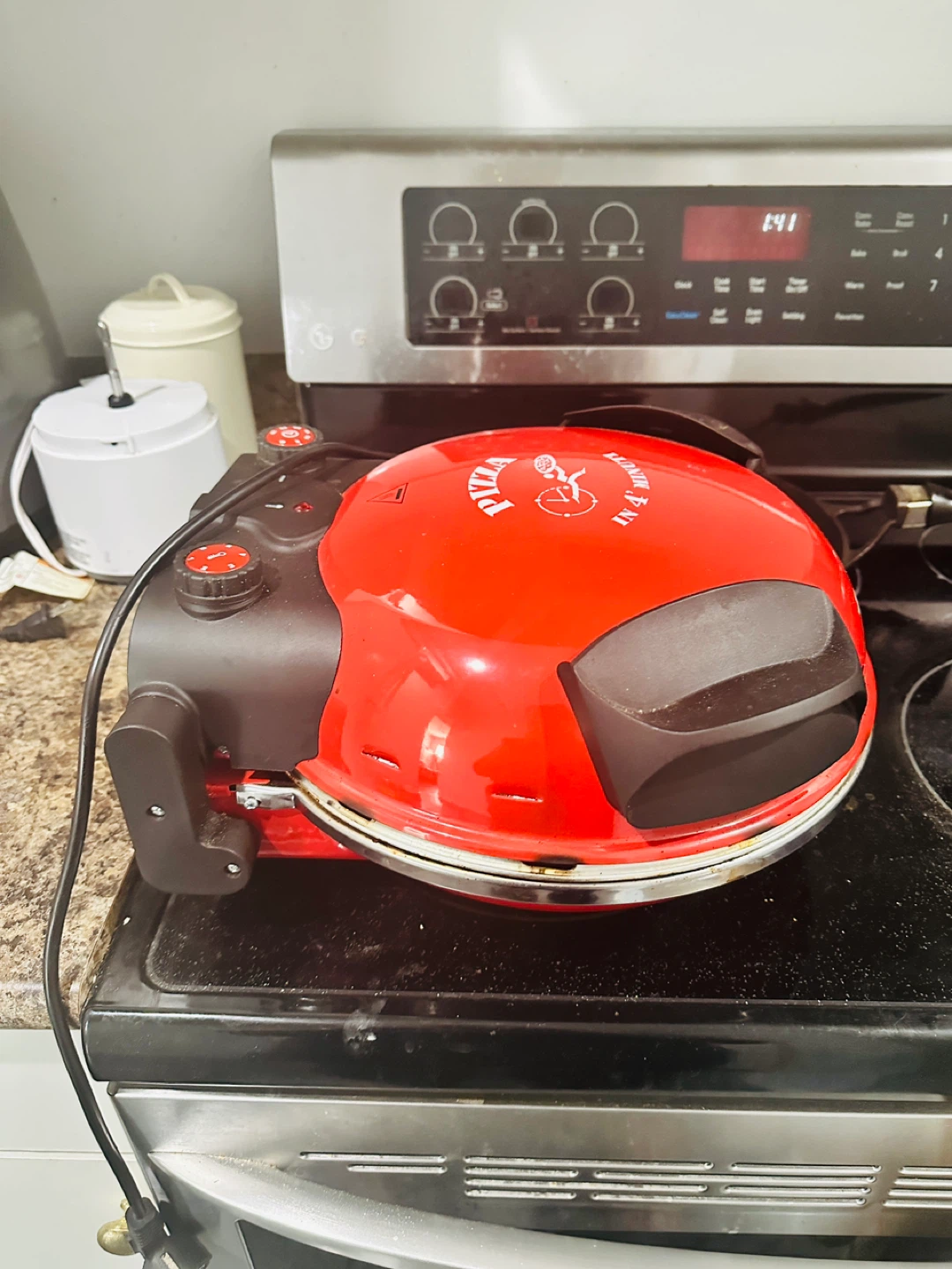 Pizza Maker Electric Rotating Pizza Oven