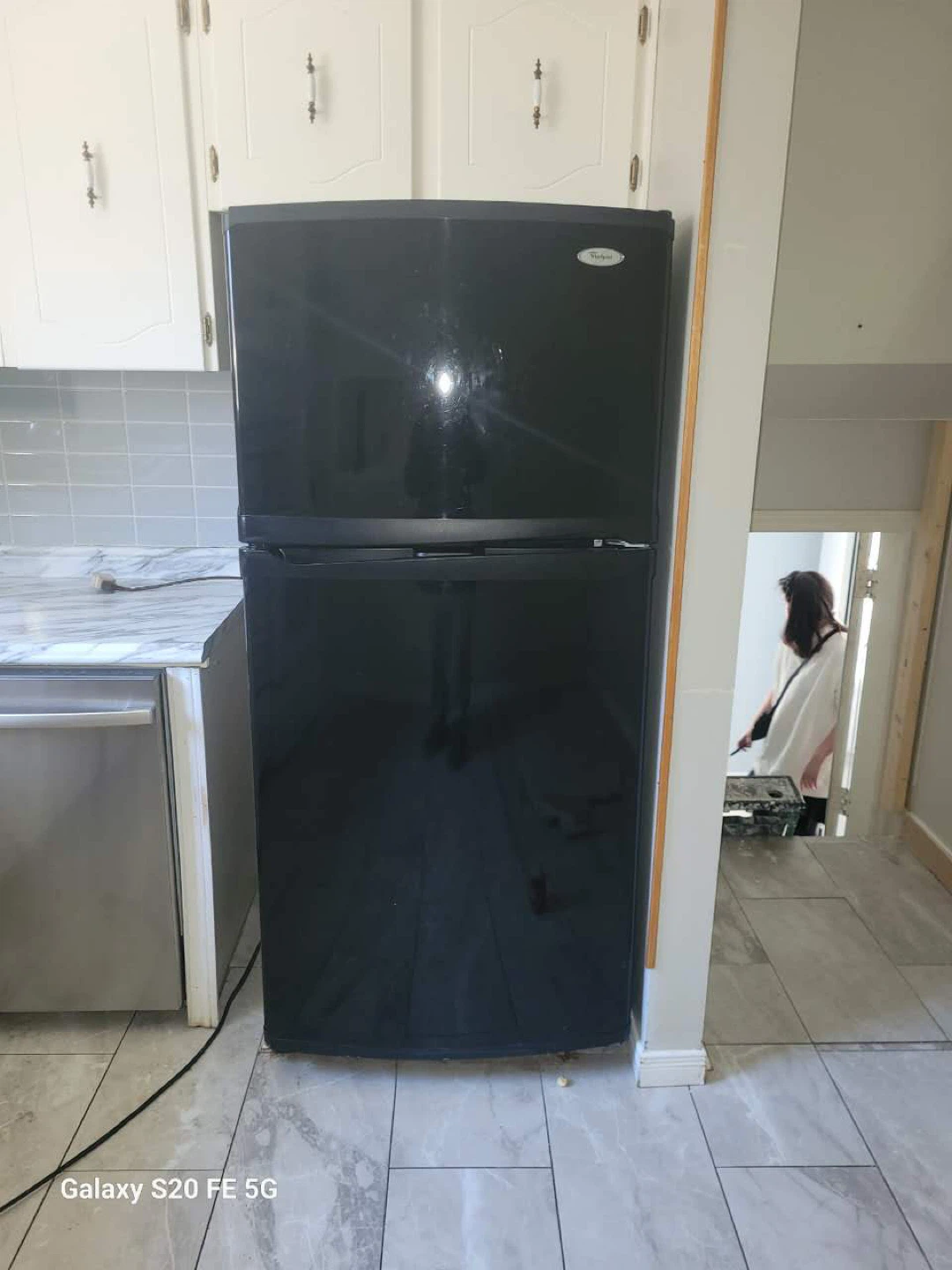 Whirlpool Black Top Freezer Refrigerator
