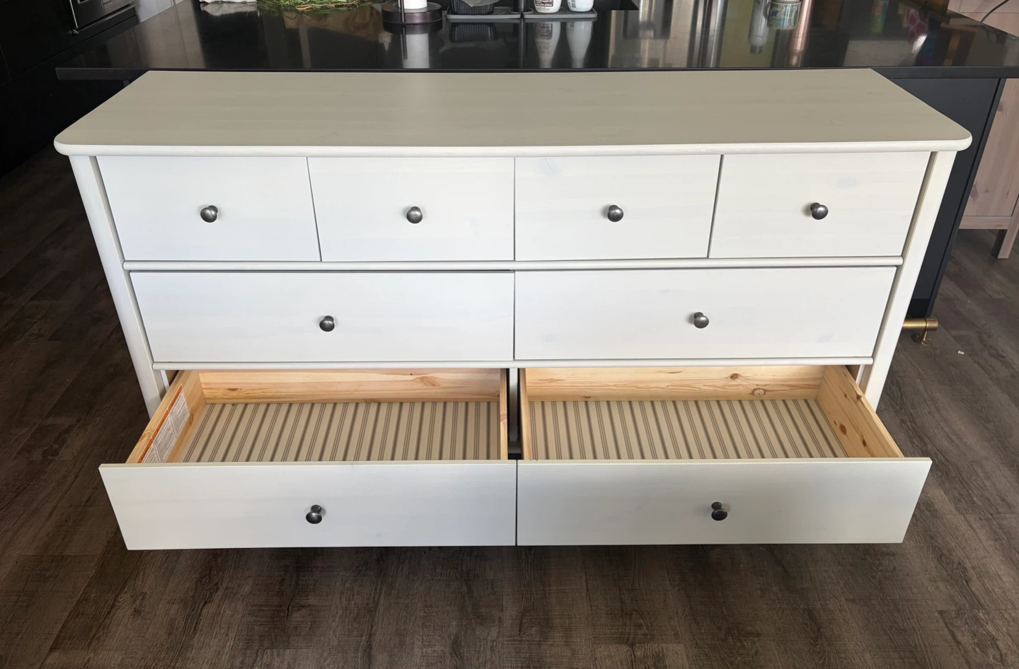 IKEA STOREMOLLA dresser light grey - photo 4