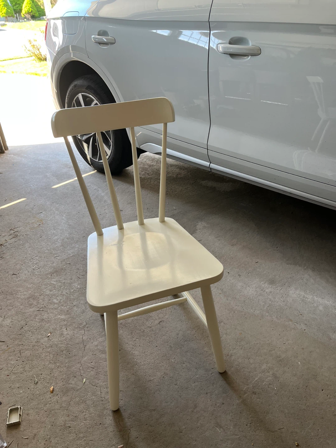 White Wooden Chair
