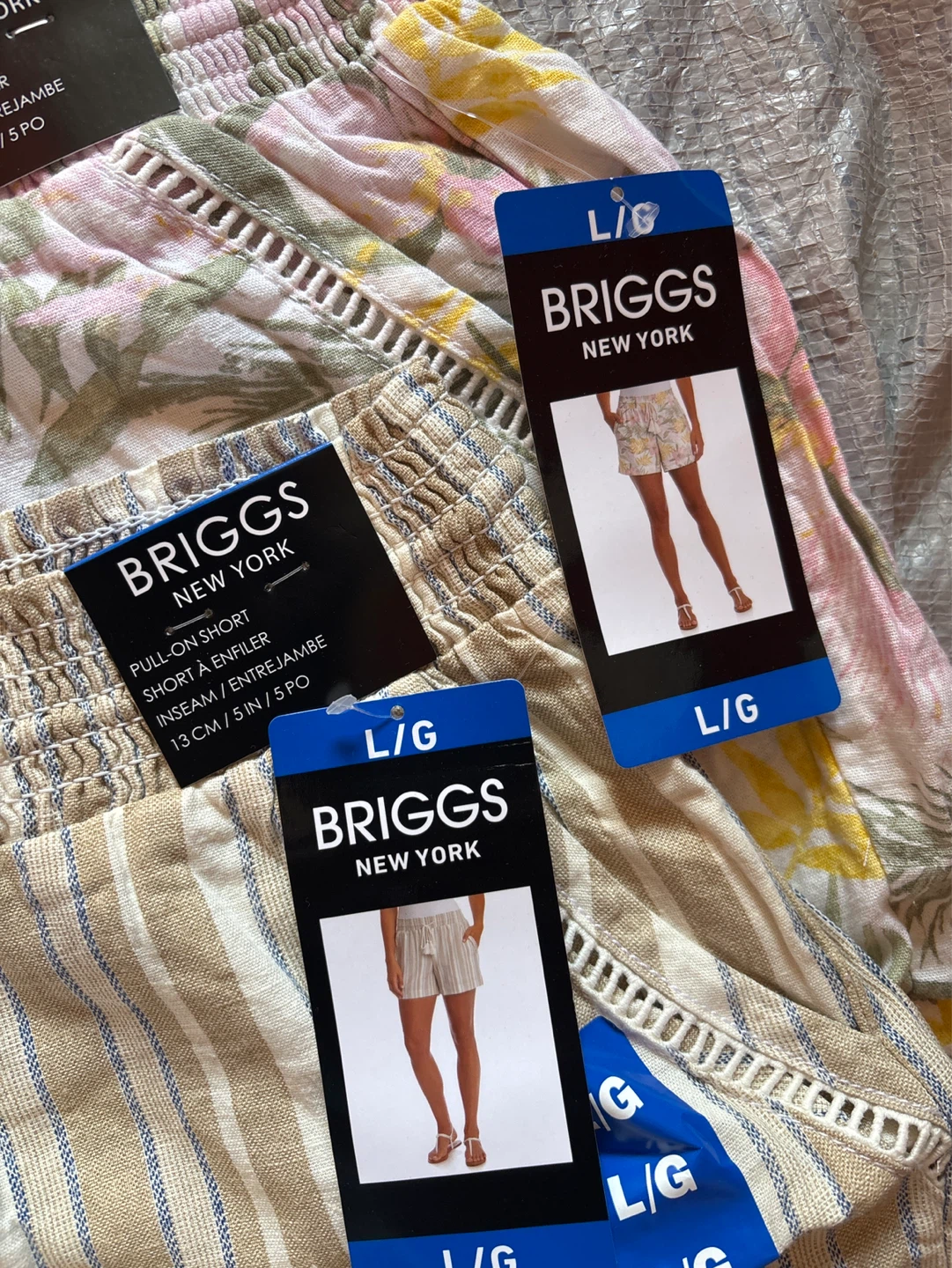 2pc Briggs New York Women's Pull-On Shorts L/G - photo 2
