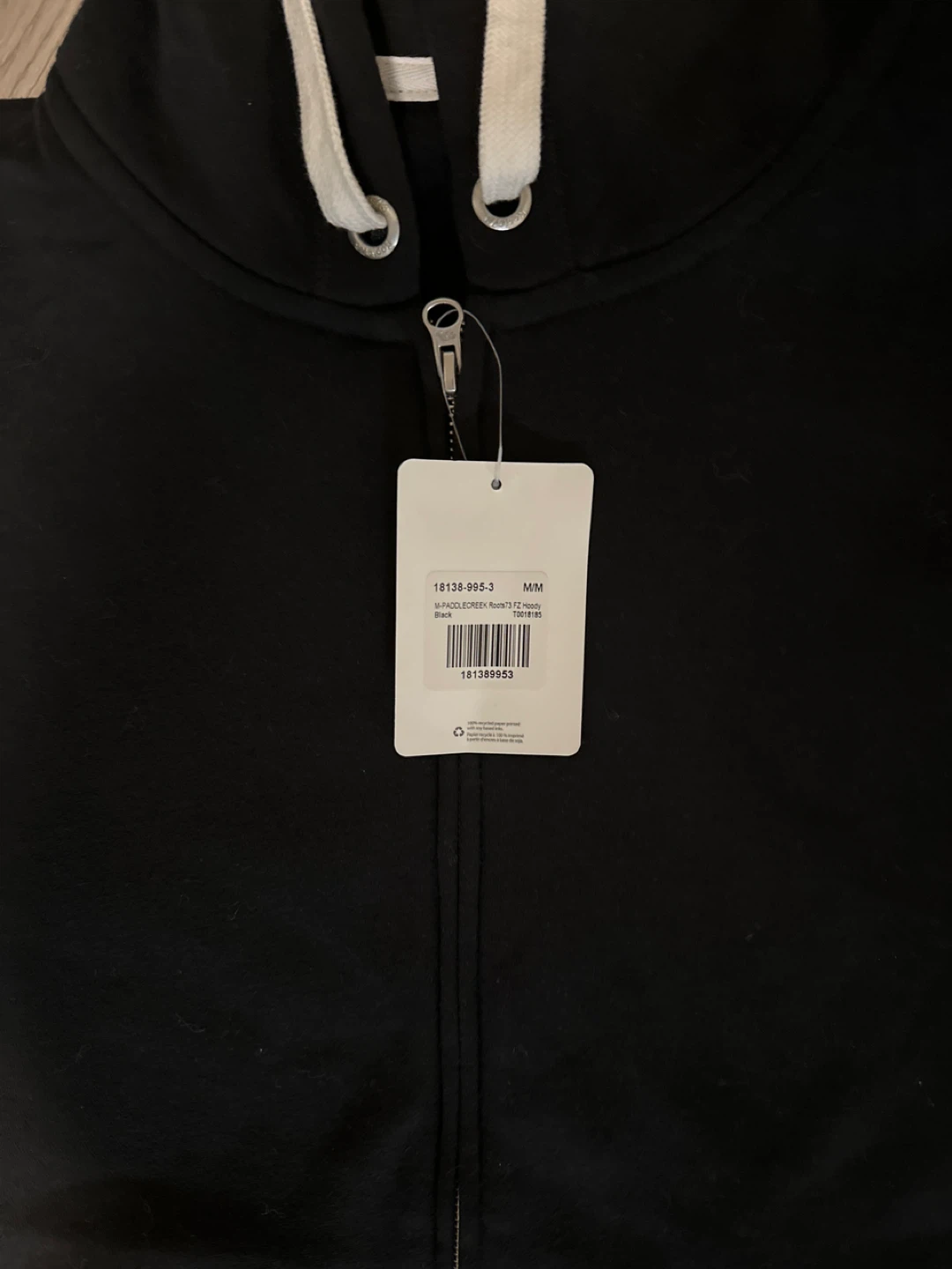 Roots 73 Black Zip-Up Hoodie - Medium - photo 2
