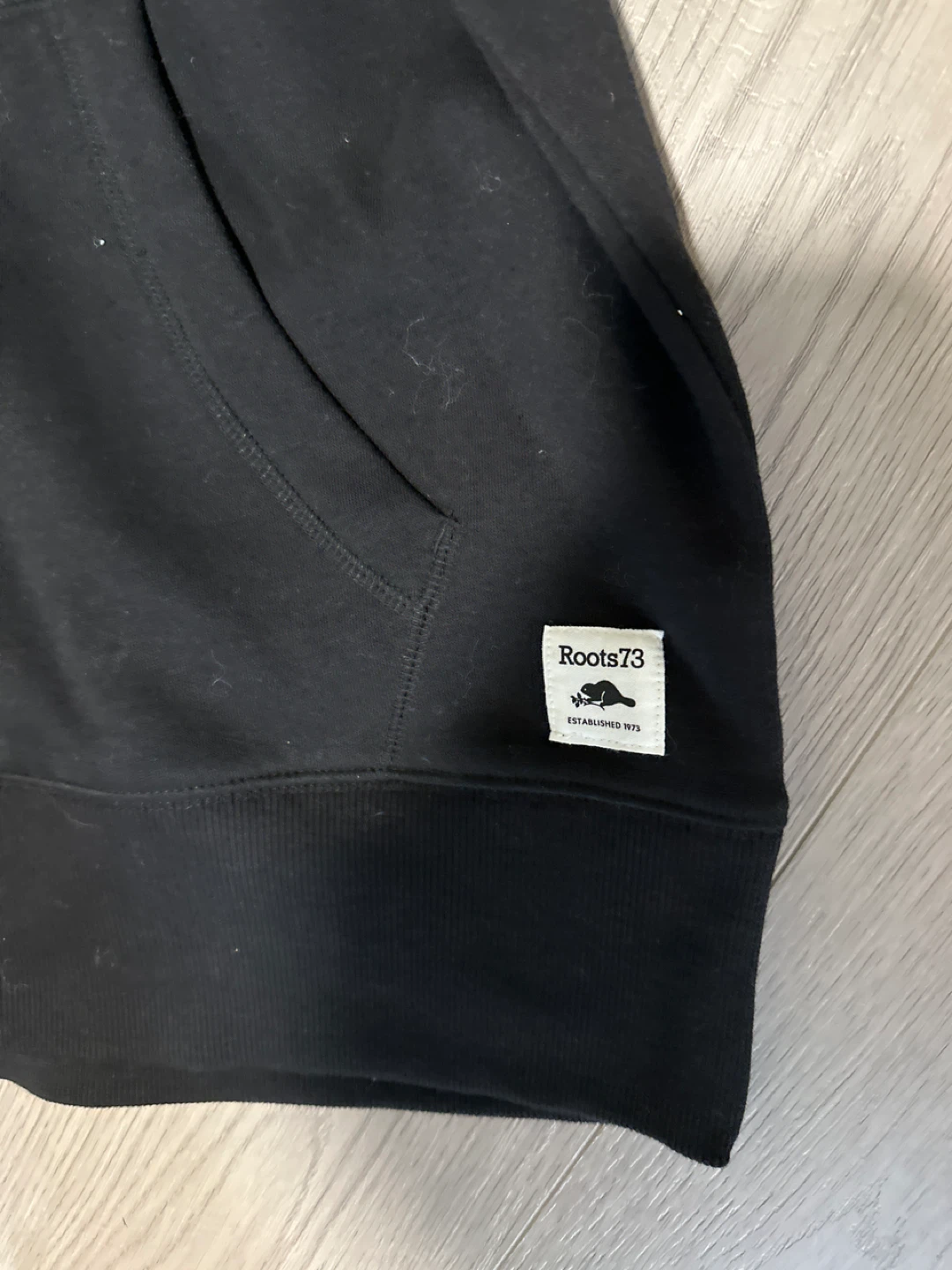 Roots 73 Black Zip-Up Hoodie - Medium - photo 4