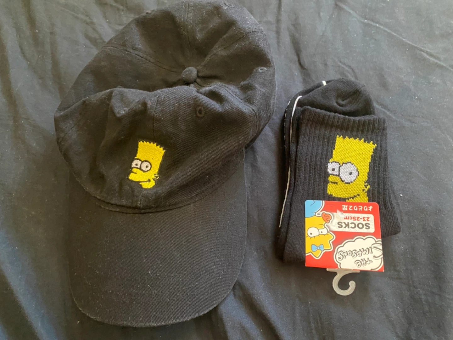 Bart Simpson Baseball Cap and Sock Bundle