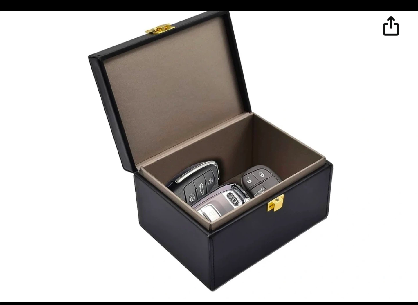 Black RFID Signal Blocking Key Box - photo 4